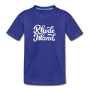 Rhode Island Toddler T-Shirt - Hand Lettered Rhode Island Toddler Tee - royal blue