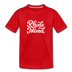 Rhode Island Toddler T-Shirt - Hand Lettered Rhode Island Toddler Tee - red