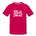 Rhode Island Toddler T-Shirt - Hand Lettered Rhode Island Toddler Tee - dark pink