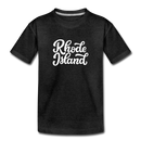 Rhode Island Toddler T-Shirt - Hand Lettered Rhode Island Toddler Tee - charcoal gray