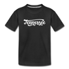Tennessee Toddler T-Shirt - Hand Lettered Tennessee Toddler Tee - black