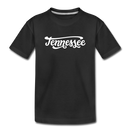 Tennessee Toddler T-Shirt - Hand Lettered Tennessee Toddler Tee - black