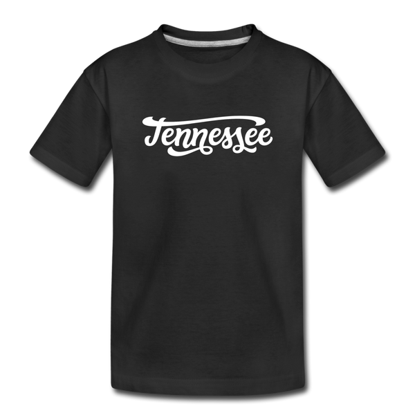Tennessee Toddler T-Shirt - Hand Lettered Tennessee Toddler Tee - black