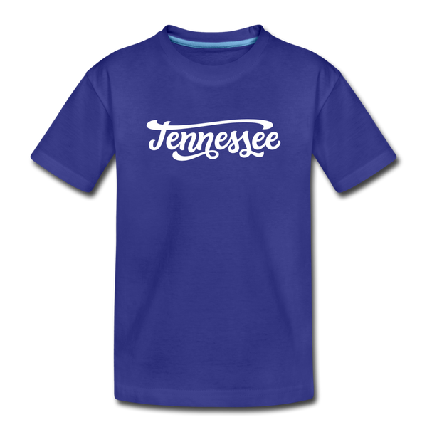 Tennessee Toddler T-Shirt - Hand Lettered Tennessee Toddler Tee - royal blue