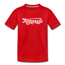 Tennessee Toddler T-Shirt - Hand Lettered Tennessee Toddler Tee - red