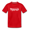 Tennessee Toddler T-Shirt - Hand Lettered Tennessee Toddler Tee - red