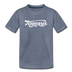 Tennessee Toddler T-Shirt - Hand Lettered Tennessee Toddler Tee - heather blue