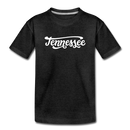Tennessee Toddler T-Shirt - Hand Lettered Tennessee Toddler Tee - charcoal gray