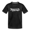 Tennessee Toddler T-Shirt - Hand Lettered Tennessee Toddler Tee - charcoal gray