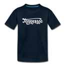 Tennessee Toddler T-Shirt - Hand Lettered Tennessee Toddler Tee - deep navy