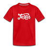 Texas Toddler T-Shirt - Hand Lettered Texas Toddler Tee - red