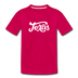Texas Toddler T-Shirt - Hand Lettered Texas Toddler Tee - dark pink