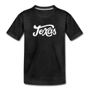 Texas Toddler T-Shirt - Hand Lettered Texas Toddler Tee - charcoal gray