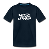 Texas Toddler T-Shirt - Hand Lettered Texas Toddler Tee - deep navy