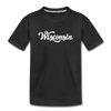 Wisconsin Toddler T-Shirt - Hand Lettered Wisconsin Toddler Tee - black