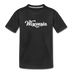 Wisconsin Toddler T-Shirt - Hand Lettered Wisconsin Toddler Tee - black