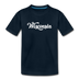 Wisconsin Toddler T-Shirt - Hand Lettered Wisconsin Toddler Tee - deep navy