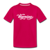 Wyoming Toddler T-Shirt - Hand Lettered Wyoming Toddler Tee - dark pink
