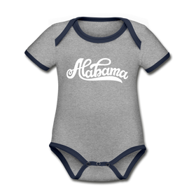 Alabama Baby Bodysuit - Organic Hand Lettered Alabama Baby Bodysuit