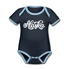 Alaska Baby Bodysuit - Organic Hand Lettered Alaska Baby Bodysuit