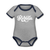 Florida Baby Bodysuit - Organic Hand Lettered Florida Baby Bodysuit - heather gray/navy