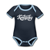 Kentucky Baby Bodysuit - Organic Hand Lettered Kentucky Baby Bodysuit - navy/sky