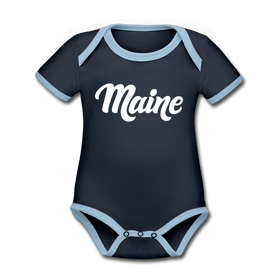 Maine Baby Bodysuit - Organic Hand Lettered Maine Baby Bodysuit