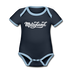 Maryland Baby Bodysuit - Organic Hand Lettered Maryland Baby Bodysuit - navy/sky