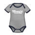 Missouri Baby Bodysuit - Organic Hand Lettered Missouri Baby Bodysuit - heather gray/navy