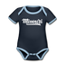 Missouri Baby Bodysuit - Organic Hand Lettered Missouri Baby Bodysuit - navy/sky
