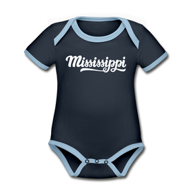 Mississippi Baby Bodysuit - Organic Hand Lettered Mississippi Baby Bodysuit