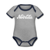 Nevada Baby Bodysuit - Organic Hand Lettered Nevada Baby Bodysuit - heather gray/navy