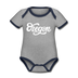 Oregon Baby Bodysuit - Organic Hand Lettered Oregon Baby Bodysuit - heather gray/navy