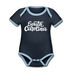 South Carolina Baby Bodysuit - Organic Hand Lettered South Carolina Baby Bodysuit - navy/sky
