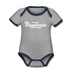 Pennsylvania Baby Bodysuit - Organic Hand Lettered Pennsylvania Baby Bodysuit - heather gray/navy