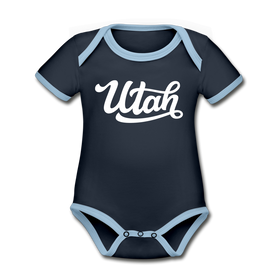 Utah Baby Bodysuit - Organic Hand Lettered Utah Baby Bodysuit