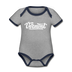 Vermont Baby Bodysuit - Organic Hand Lettered Vermont Baby Bodysuit - heather gray/navy
