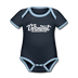 Vermont Baby Bodysuit - Organic Hand Lettered Vermont Baby Bodysuit - navy/sky