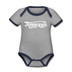 Tennessee Baby Bodysuit - Organic Hand Lettered Tennessee Baby Bodysuit - heather gray/navy
