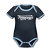 Tennessee Baby Bodysuit - Organic Hand Lettered Tennessee Baby Bodysuit - navy/sky