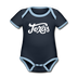 Texas Baby Bodysuit - Organic Hand Lettered Texas Baby Bodysuit - navy/sky