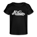 Alabama Baby T-Shirt - Organic Hand Lettered Alabama Infant T-Shirt - black