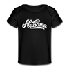 Alabama Baby T-Shirt - Organic Hand Lettered Alabama Infant T-Shirt - black