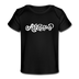 Arkansas Baby T-Shirt - Organic Hand Lettered Arkansas Infant T-Shirt - black