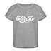 Colorado Baby T-Shirt - Organic Hand Lettered Colorado Infant T-Shirt - heather gray