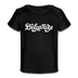 Delaware Baby T-Shirt - Organic Hand Lettered Delaware Infant T-Shirt - black