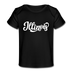 Illinois Baby T-Shirt - Organic Hand Lettered Illinois Infant T-Shirt - black