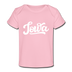 Iowa Baby T-Shirt - Organic Hand Lettered Iowa Infant T-Shirt - light pink