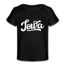 Iowa Baby T-Shirt - Organic Hand Lettered Iowa Infant T-Shirt - black