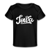 Iowa Baby T-Shirt - Organic Hand Lettered Iowa Infant T-Shirt - black
